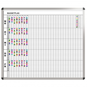 Klassen-Plantafel, 10 Stunden Mo-Fr, für 30 Klassen, 103x137 cm, Klassen-Plantafel, 10 Stunden Mo-Fr, für 30 Klassen, 103x137 cm,